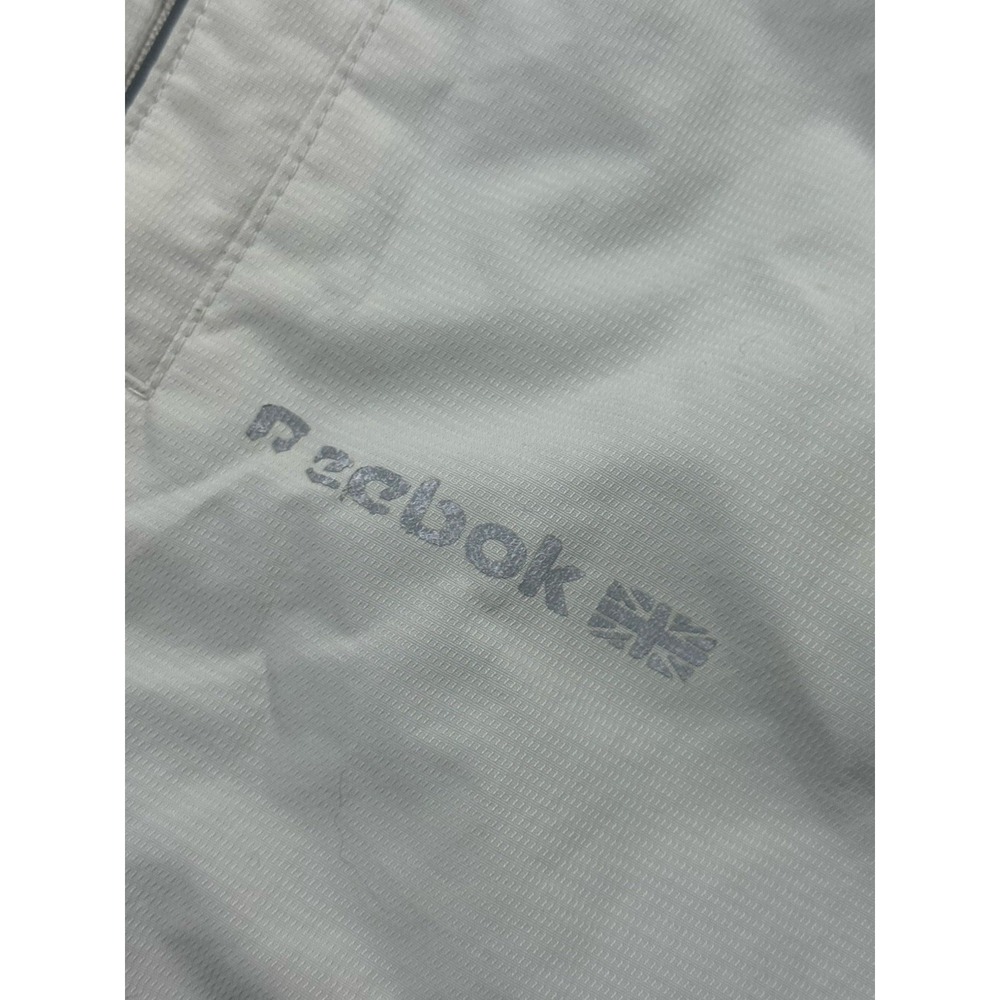 VINTAGE Y2K Reebok Beige British Classic Puffer Hooded Jacket Men's Extra Large - Picture 7 of 16